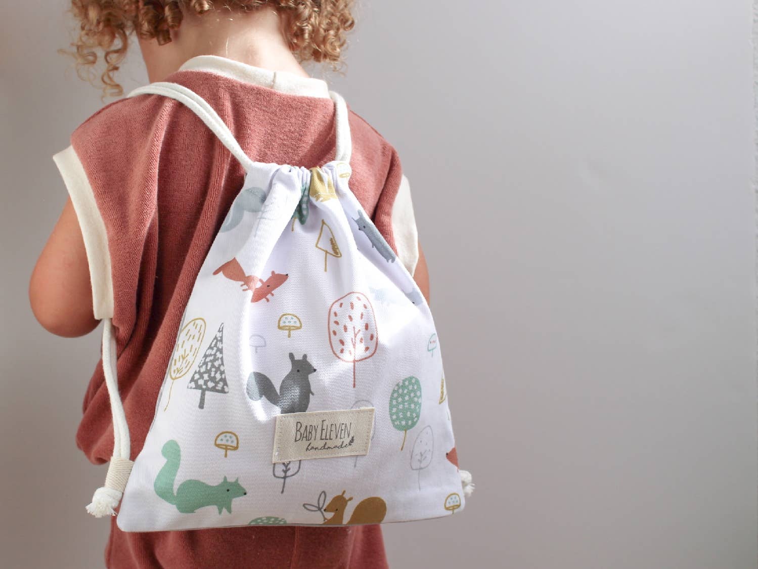 Baby Eleven Handmade – wholesale Ryggsäck - Barn – Ryggsäck i säckmodell med mjuka rep från BOSCO COLLECTION2