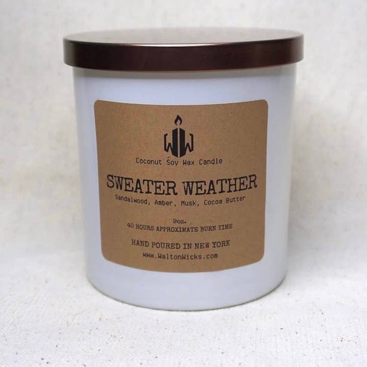 Coconut Soy Wax Candle and/or Wax Melt(no label) for wholesale by Walton Wicks