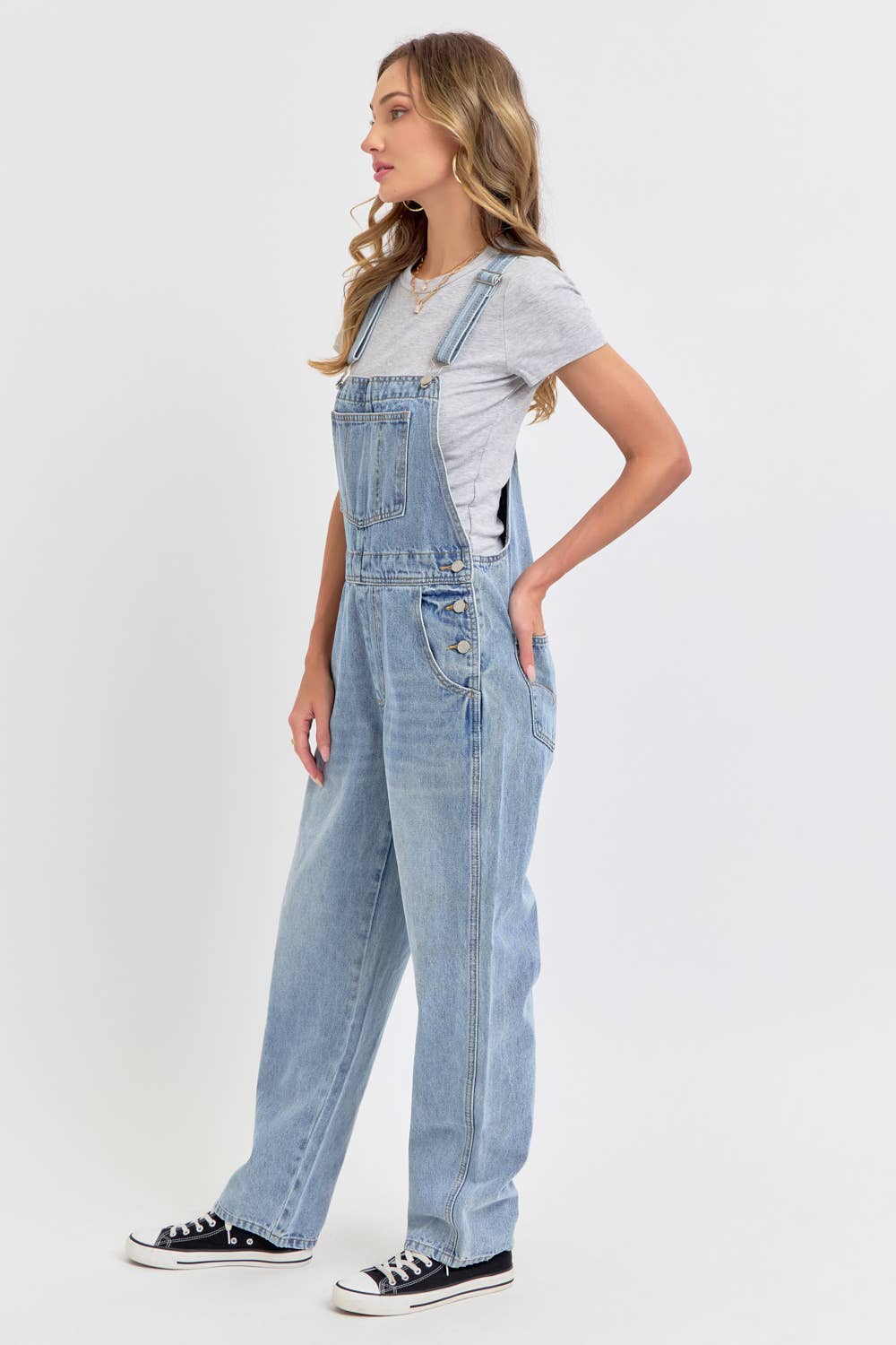 Sweet Lovely by Jen - Vente Salopette – femme - Salopette en denim intemporelle et essentielle2