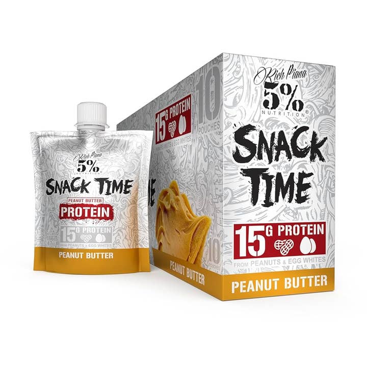 5% Nutrition Snack Time Single Serving Peanut Butter 10 PK for wholesale by L&F Universal Goods