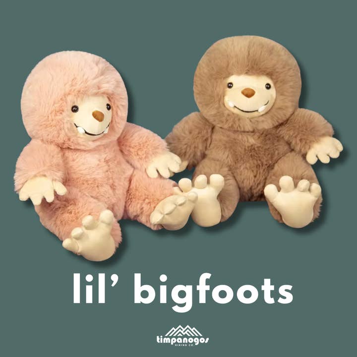 Peluche Petit Bigfoot pour la vente par Timpanogos Hiking Co.