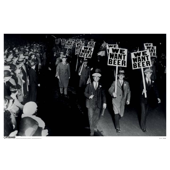 Pyramid America - Wholesale Poster - We Want Beer 11x17 Bag and Boarded Poster