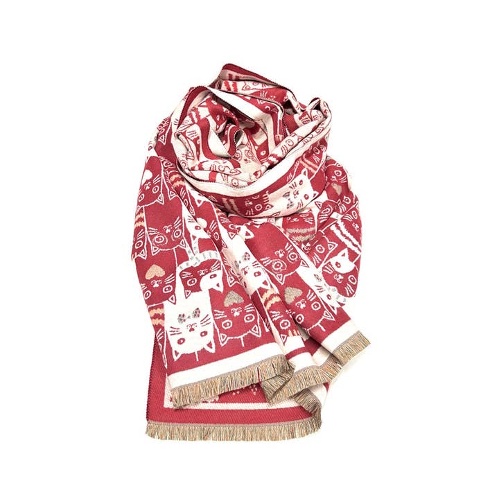 Suie Valentini srl - Wholesale Scarf - Women's - Cashmere Touch Double Face Scarf with Gift Bag – Coveri Collection Winter Fashion Accessory, 2530084