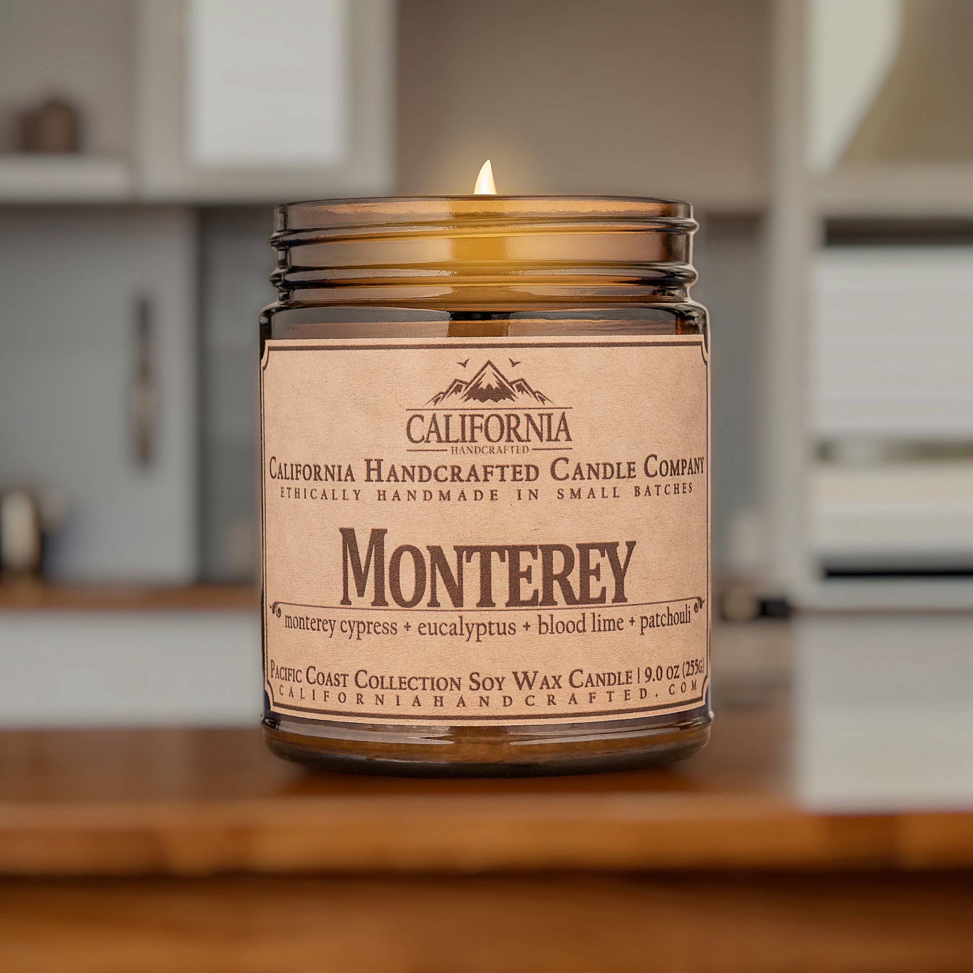 California Handcrafted - Wholesale Jar/filled candle - Monterey Coconut Apricot Jar Candle1