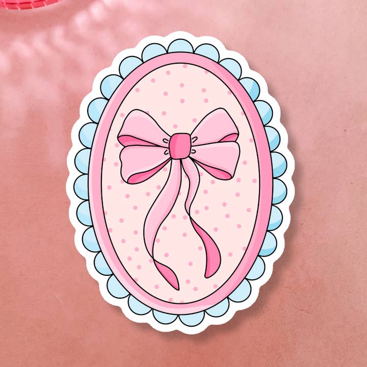 Pegatina resistente al agua con borde festoneado de arco para venta al por mayor de The Sunday Disco