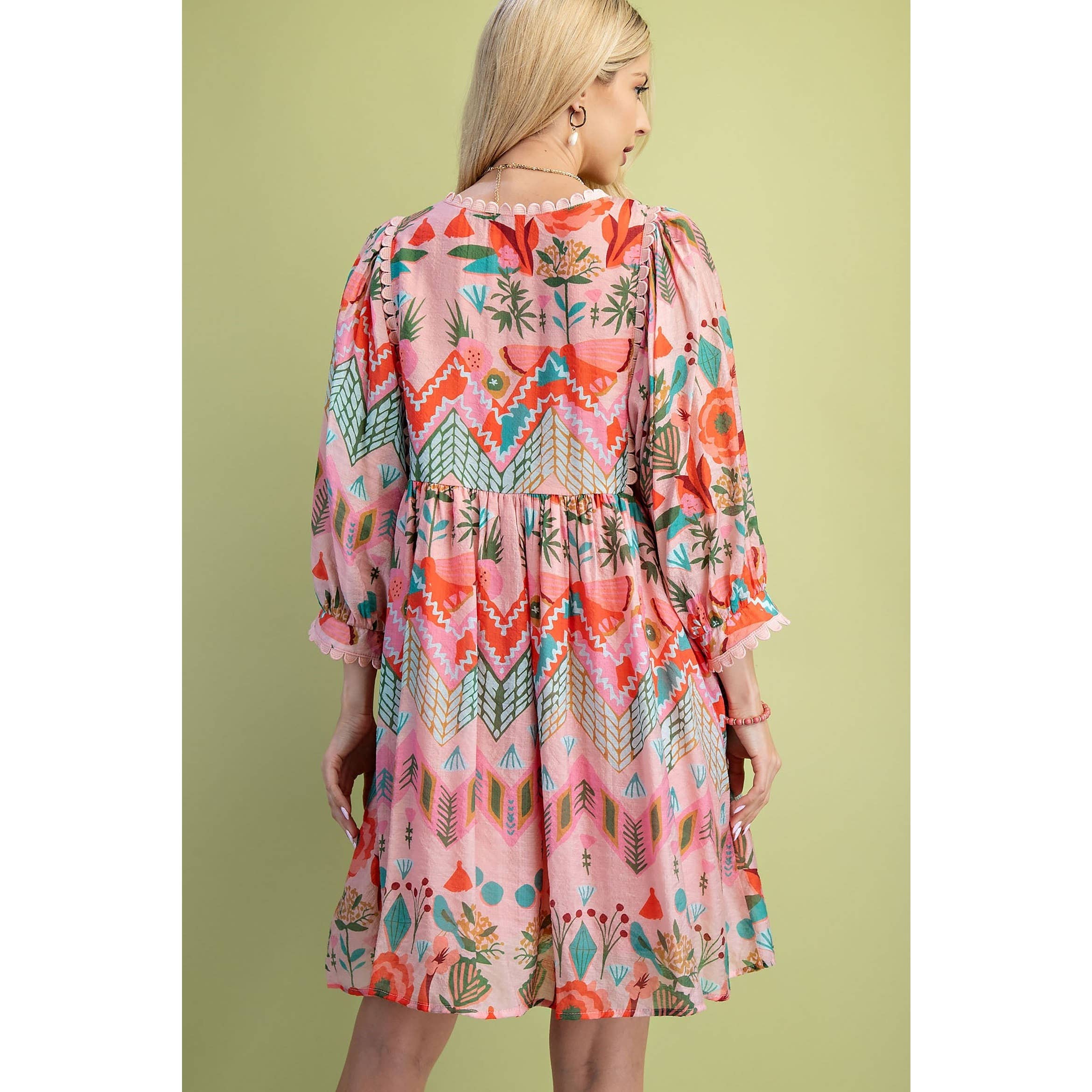 STYLE USA - Wholesale Dress - Women's - Printed Dress9