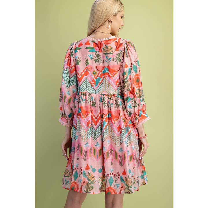 STYLE USA - Wholesale Dress - Women's - Printed Dress9