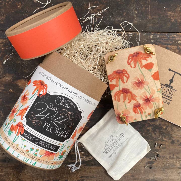 Flower Press Kit Perfect Gift for Gardeners & Flower Lovers for wholesale by Holly Hills Lane