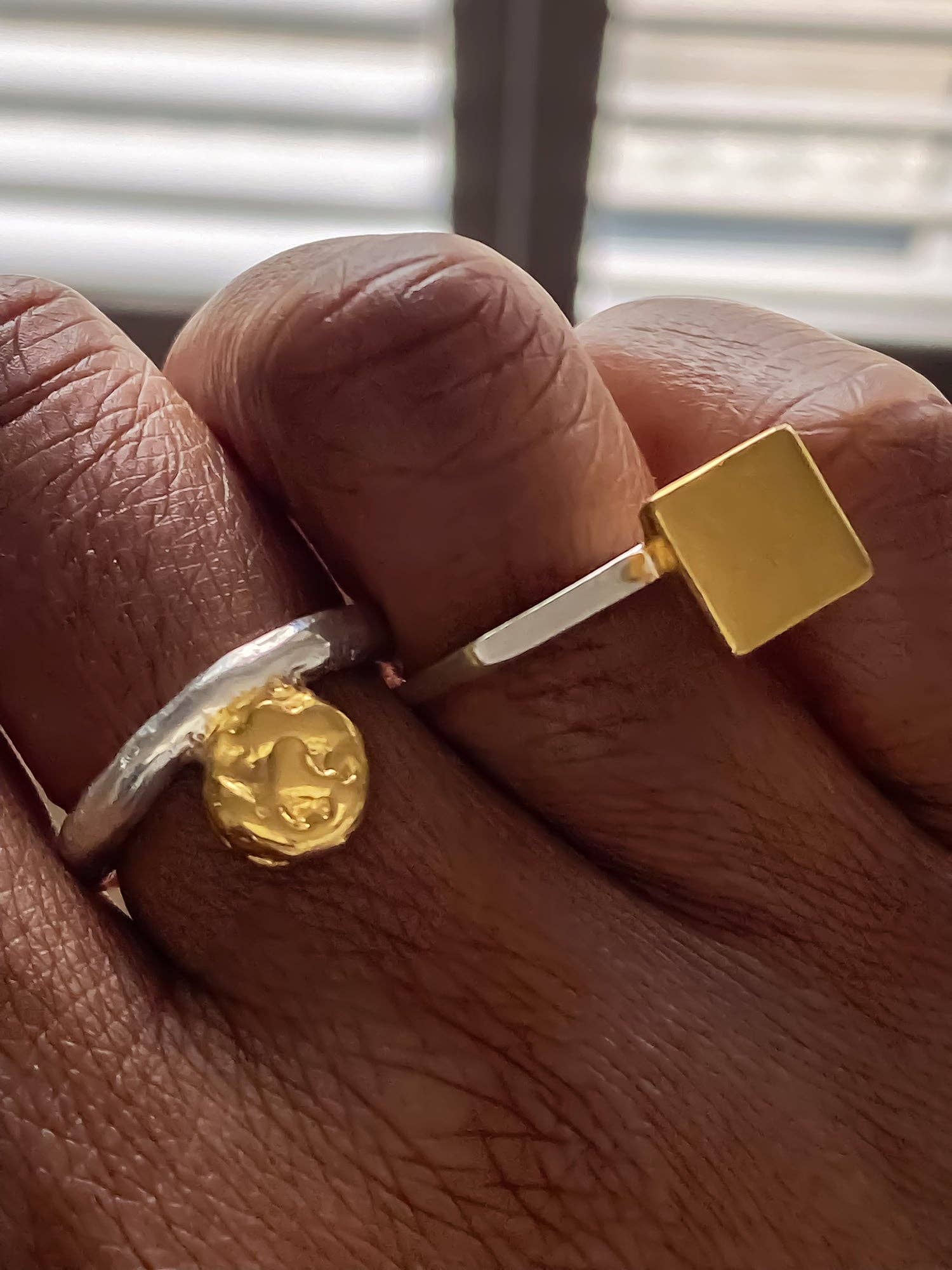 MOCA Jewellery - Wholesale Band/Stacked Ring - Circle Accent Ring5