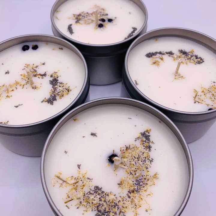 Bet's Bars - Wholesale Travel Candles - Botanical Sprinkled Soy Wax Candles15