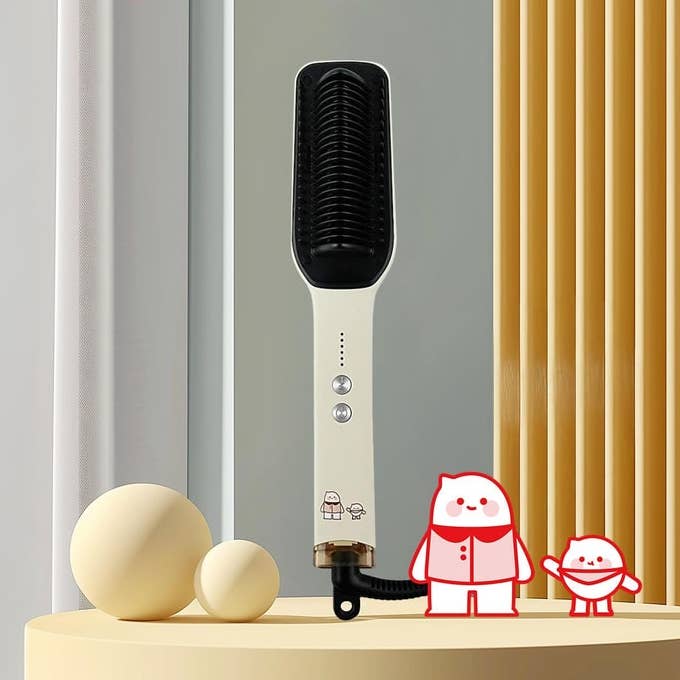 Ionic Hair Straightening Comb KD377 for wholesale by Yami
