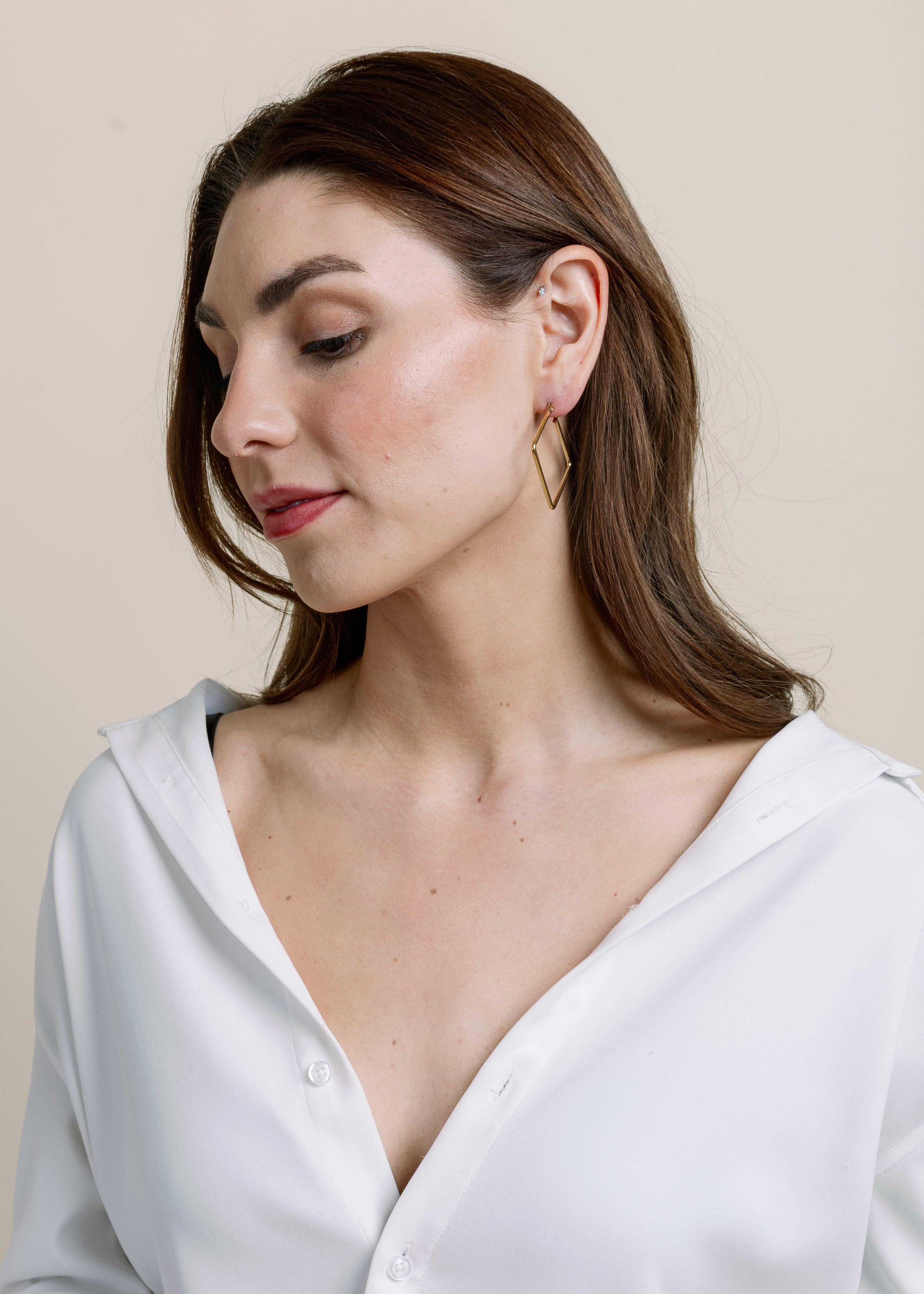 Gold Sutton Small Hoop for wholesale on Faire2