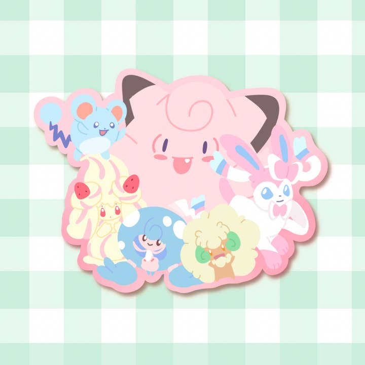 fairy type pokemon sticker for wholesale by MAGICALKITTEN