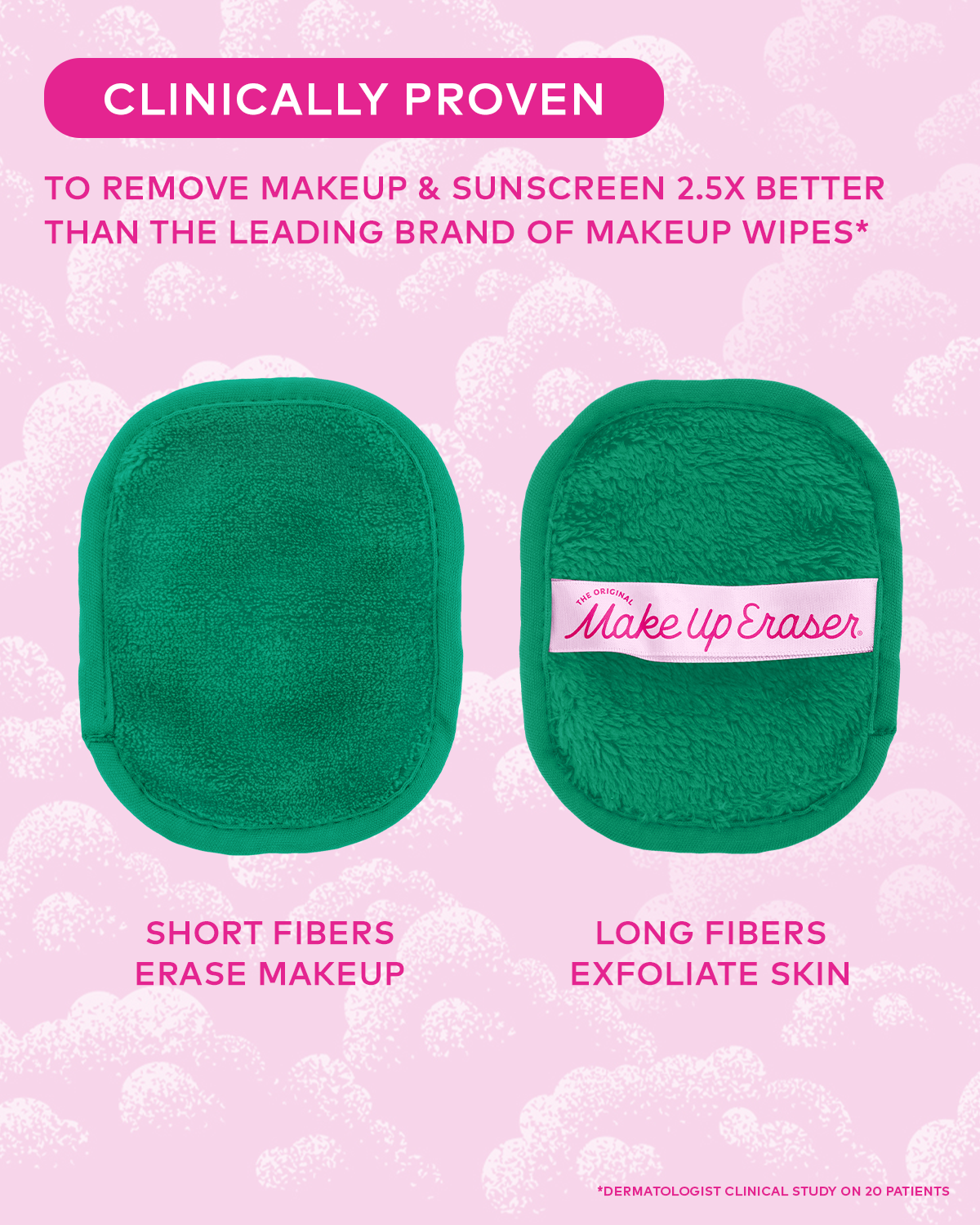 The Original MakeUp Eraser - Wholesale Make-up remover - GREEN 7-Day Set | 100% Recycled MakeUp Eraser 5