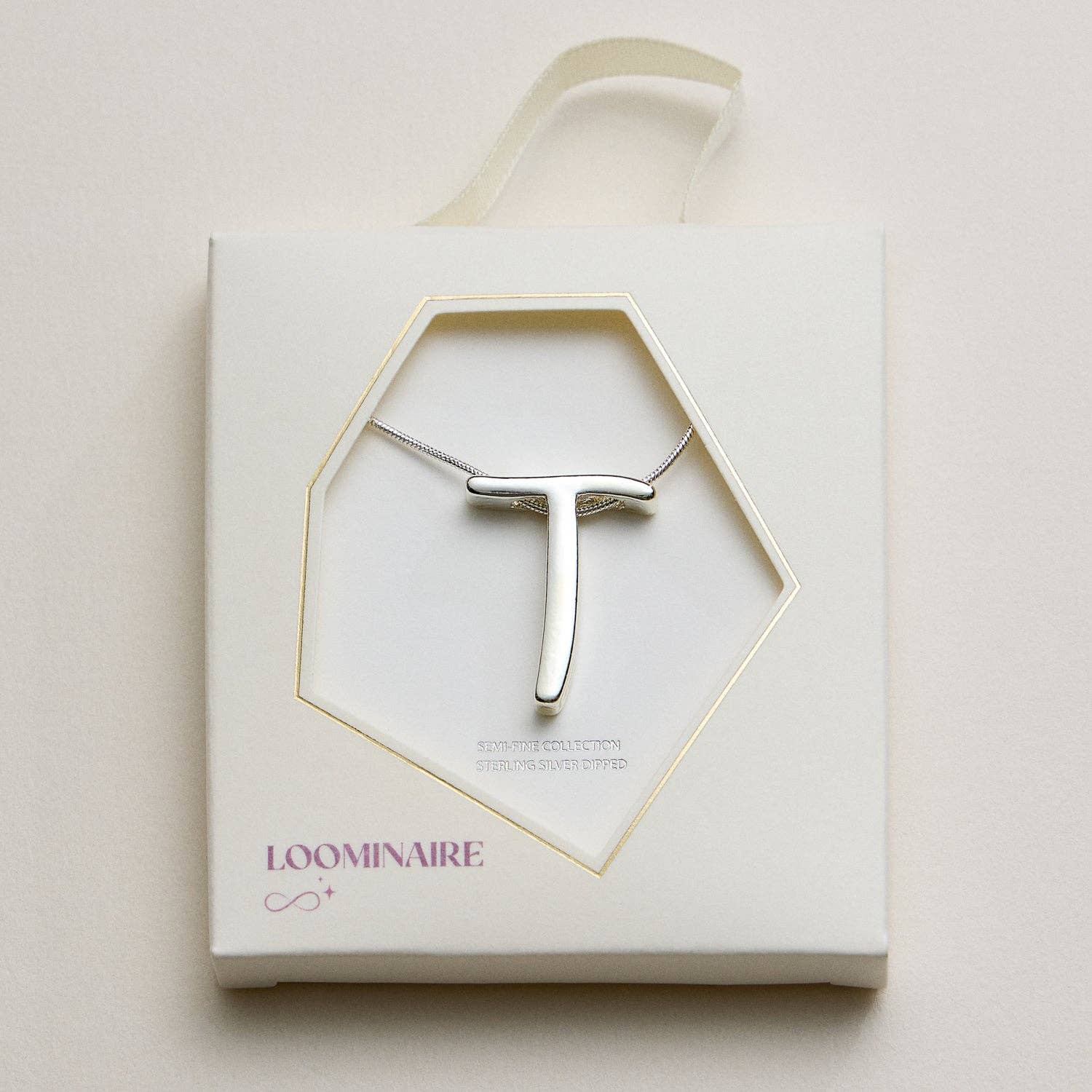 Frem - Wholesale Pendant/Charm Necklace - A Set of 16 Letters Gold Dipped Necklace – Gold & Silver Alphabet Charm Jewelry95