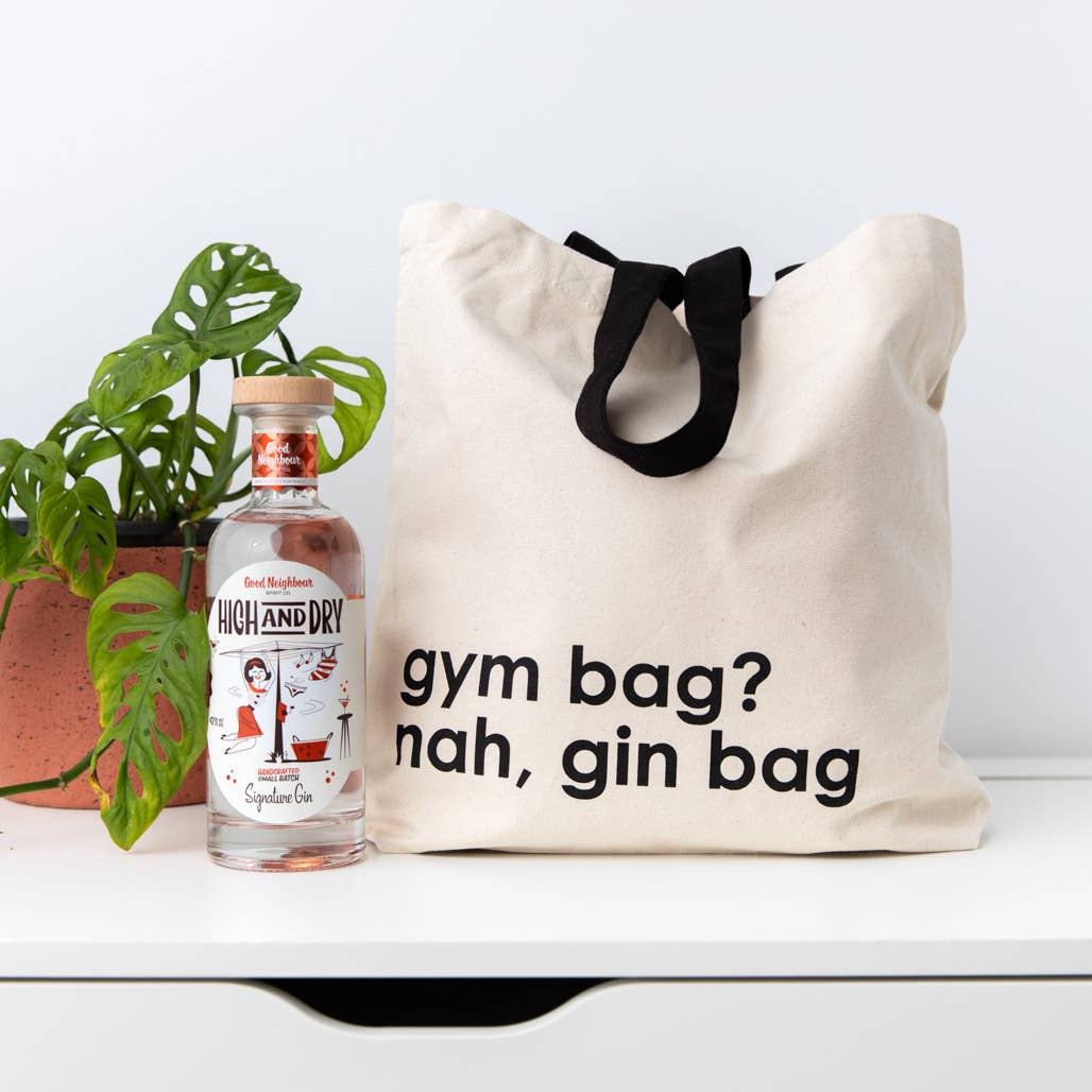 Nutmeg Creative - Wholesale Tote bag – Women's - Tote Bag - gym bag? nah, gin bag