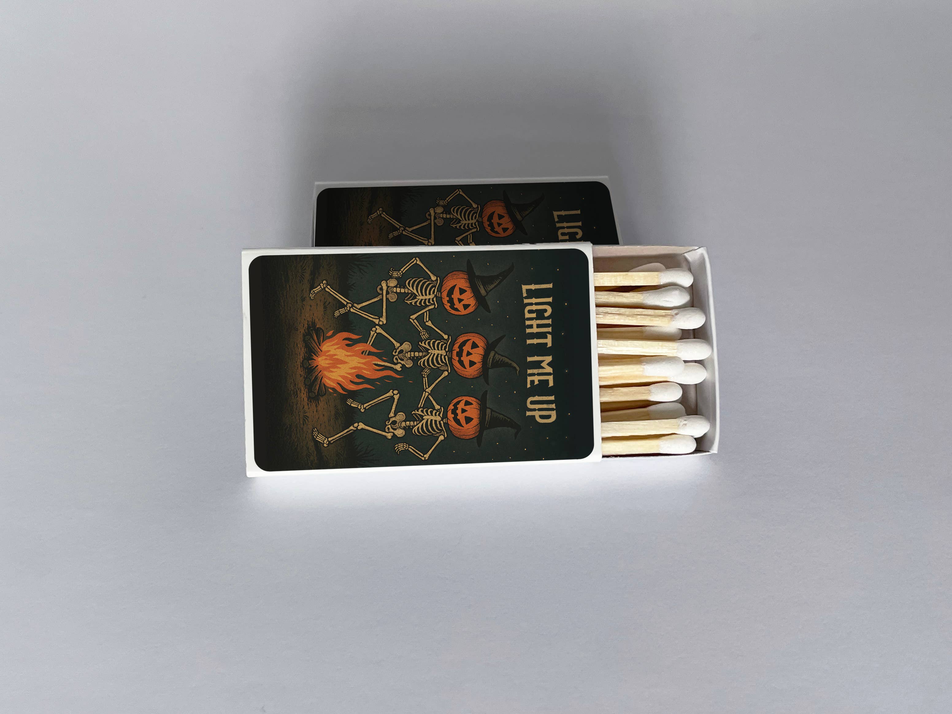 Jocelyn Diebolt Designs – wholesale Matches – Light Me Up Dancing Skeleton Witches Taylor Swift Matchbook