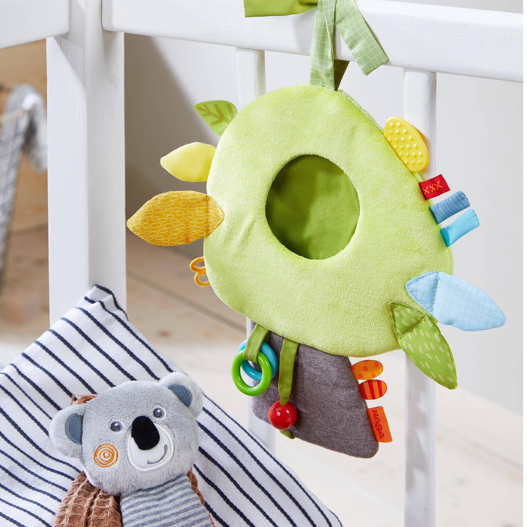 HABA USA - Wholesale Crinkle Tag Toy - Baby - Koala Discovery Hanging Toy1