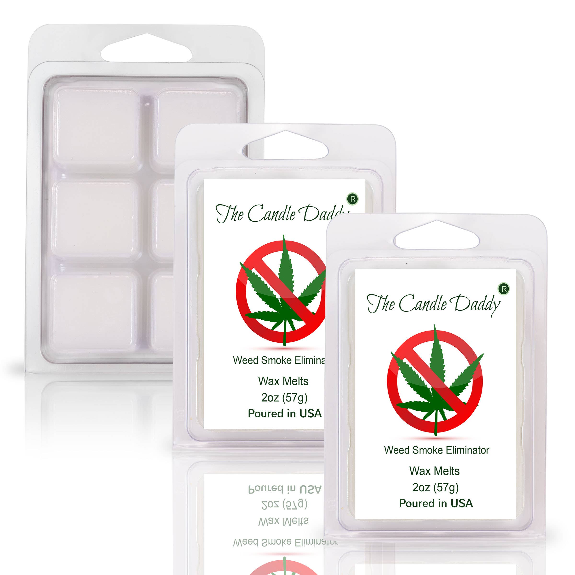 The Candle Daddy - Wholesale Wax Melt - WEED BE GONE - WEED SMOKE ELIMINATING WAX MELT - 1 PACK1