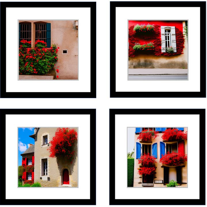 French Street Side Chateau 4Pc Set for wholesale by Wishful Mammoth Wholesale Options