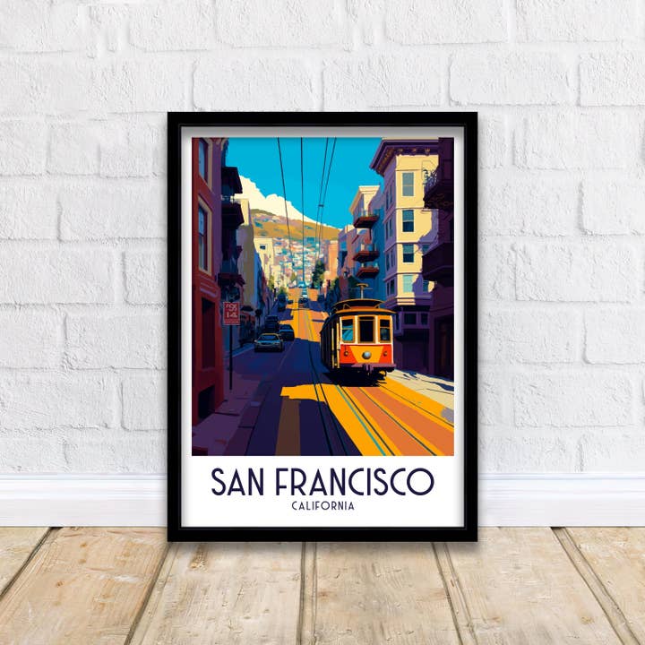 InkNPrintz – wholesale Poster – San Francisco Travel Poster4