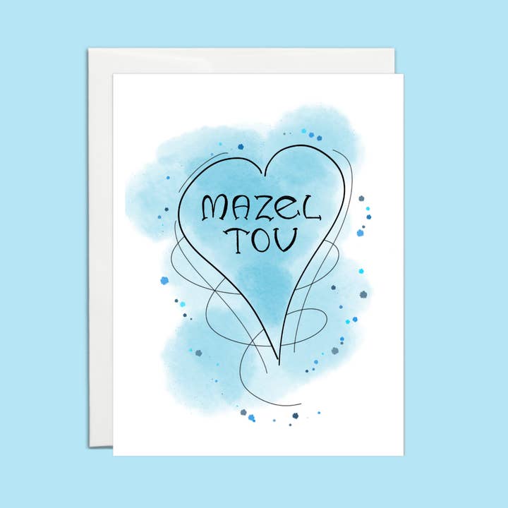 Mazel Tov Heart for wholesale by The Simcha Store