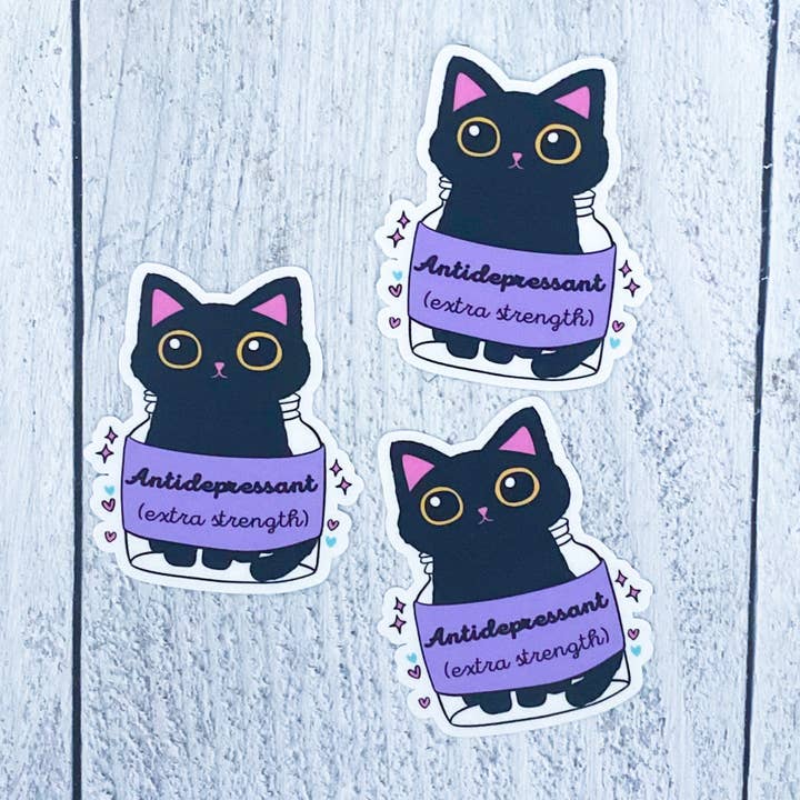Antidepressivum-Aufkleber für den Großhandel von The Black Lab Soapery