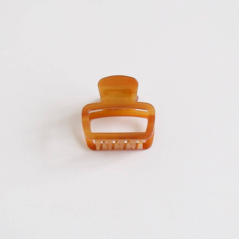 Dipped Shop - Vente Pince à cheveux – femme - Pince à cheveux carrée en acétate minimaliste de taille moyenne DP25B9622