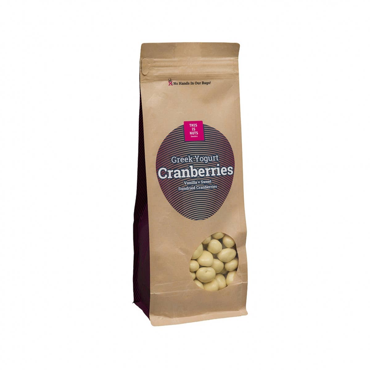 This is Nuts - Wholesale Dried/Dehydrated Fruit - Greek Yogurt Cranberries 250g0