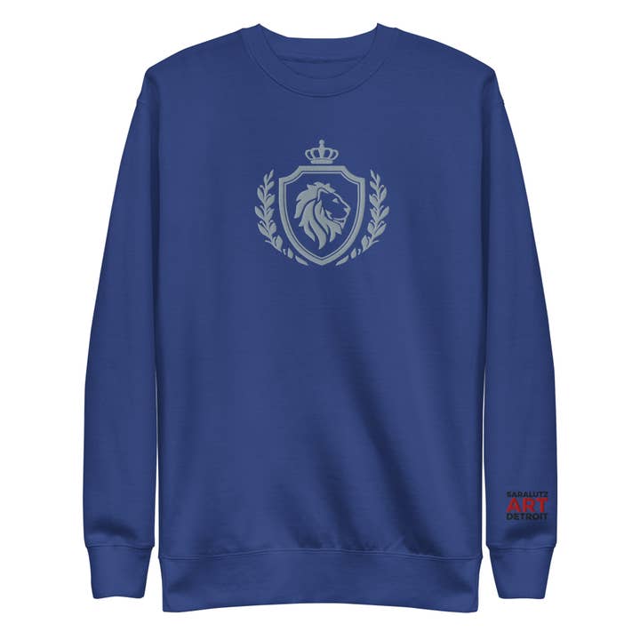 Sara Lutz Art - Wholesale Sweatshirt - Unisex - Embroidered Lions Crest Sweatshirt2