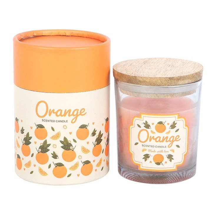 Something Different Wholesale - Wholesale Jar/filled candle - Orange Scented Candle1