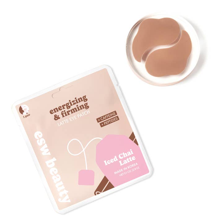 Iced Chai Latte Energizing & Firming Eye Patches for wholesale by ESW Beauty