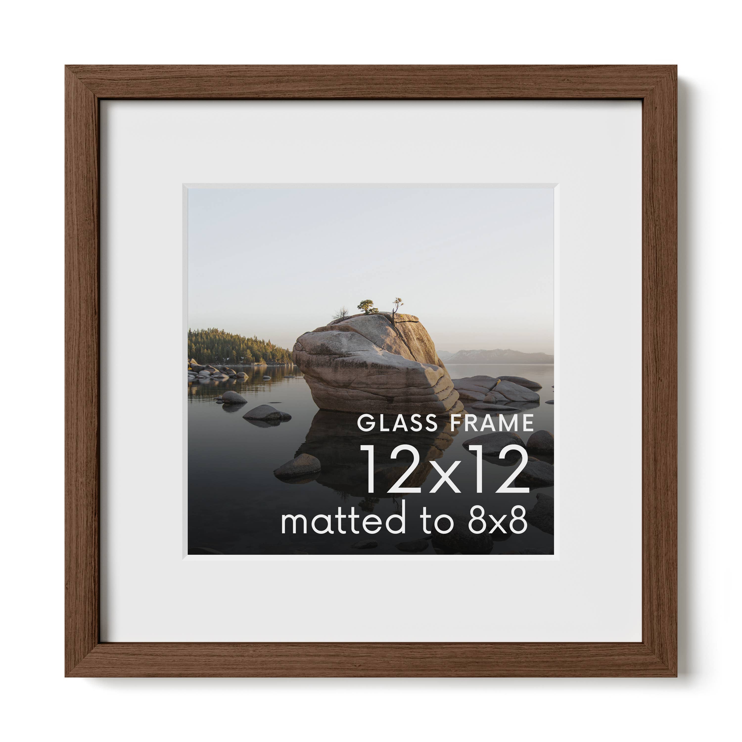 Haus and Hues - Wholesale Picture Frame - Walnut Oak Frame with Glass10