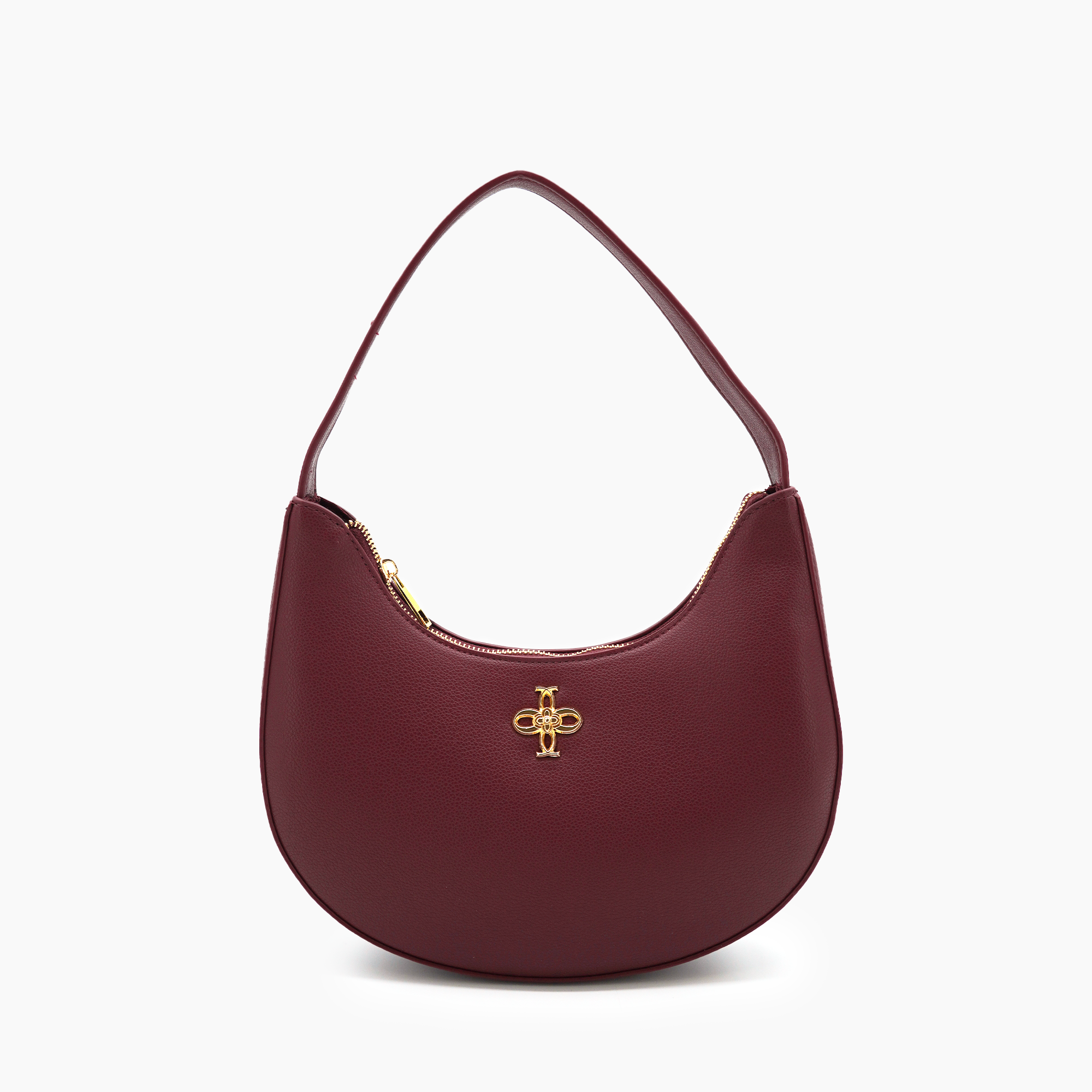 Like Dreams – wholesale Väska med handtag – Dam – Läder Innerficka med Dragkedja Noemie Halvmåne Axelväska10