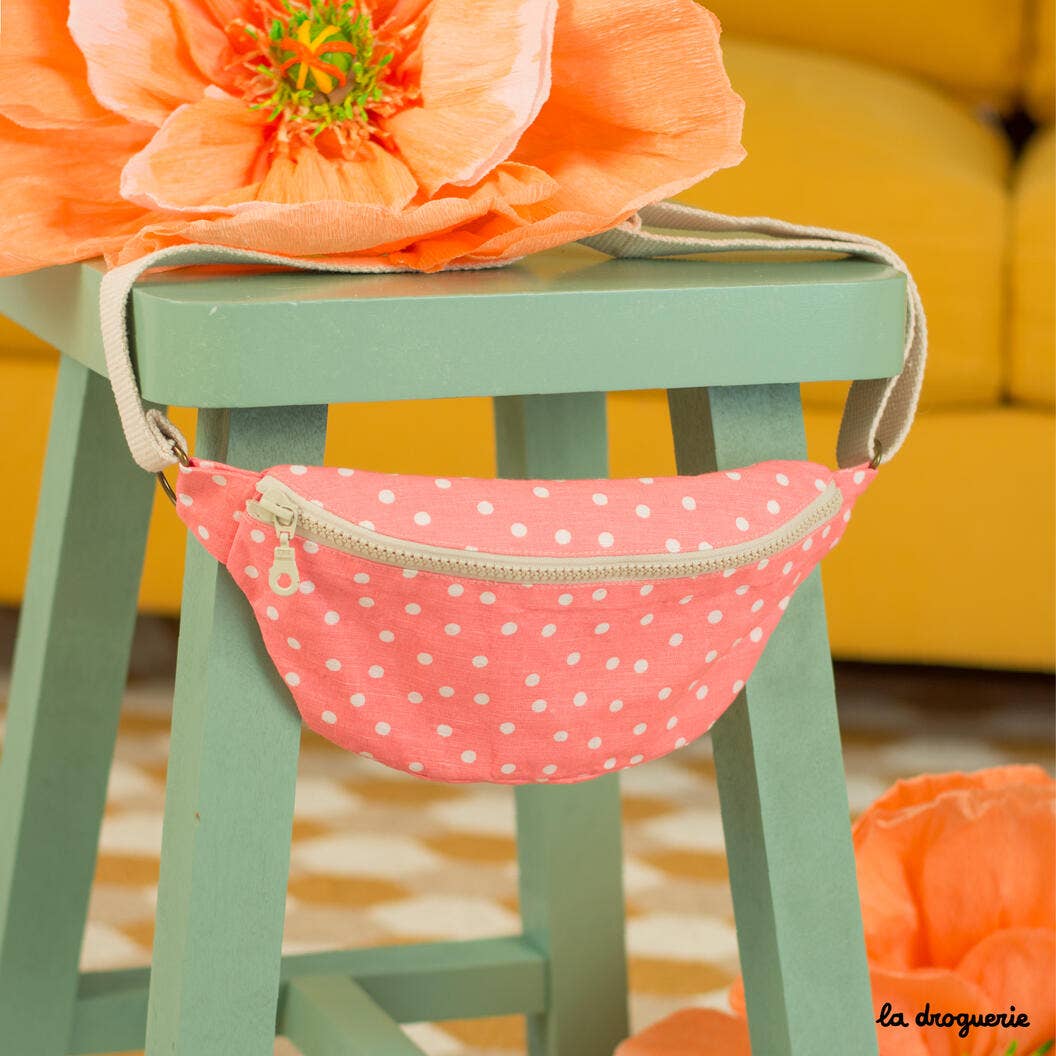 LA DROGUERIE - Vendita all'ingrosso Kit da cucito creativo - Cartamodello per marsupio foderato con tracolla regolabile1