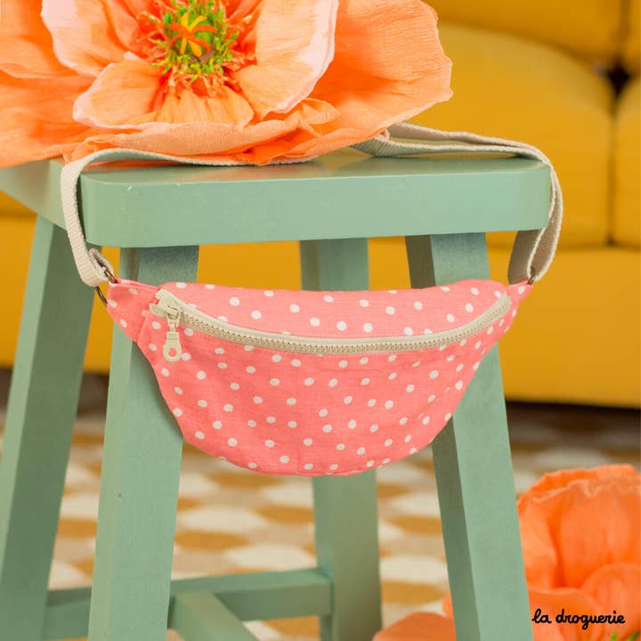 LA DROGUERIE - Vendita all'ingrosso Kit da cucito creativo - Cartamodello per marsupio foderato con tracolla regolabile1