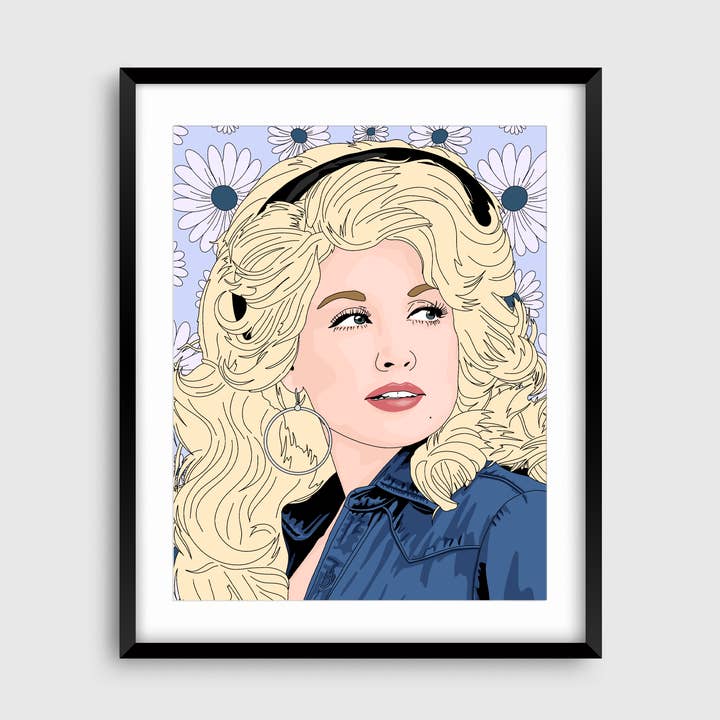 Dolly Portrait Fine Art Print for wholesale by Sammy Gorin LLC