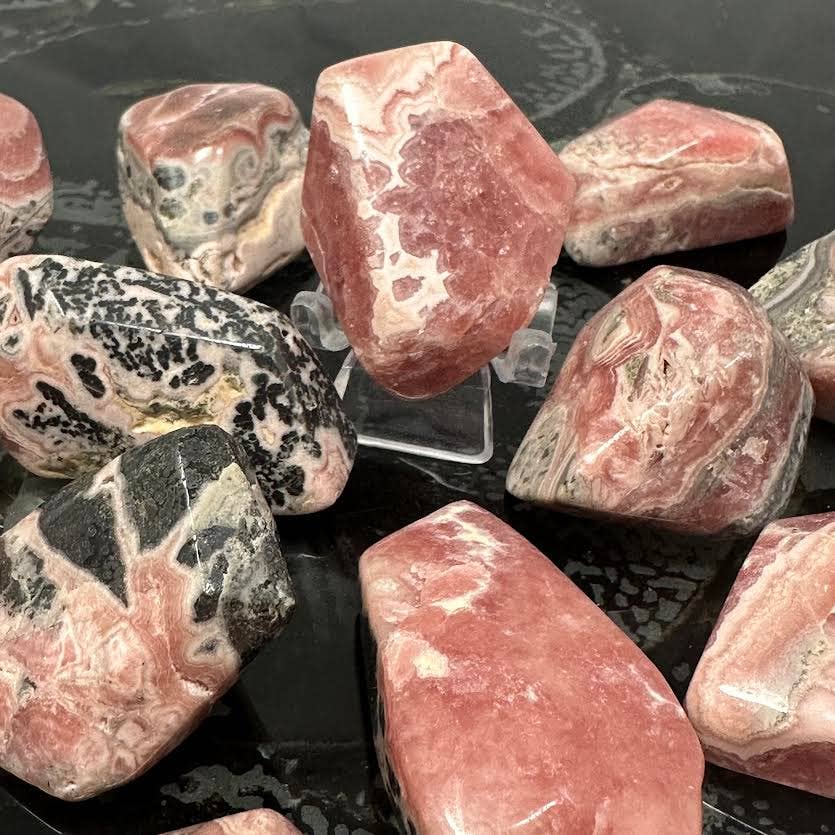 The Crystal Tabby - Wholesale Spiritual Stone/Crystal - Rhodochrosite Freeform Stone - 1 pc 1