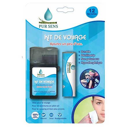 Kit de voyage pour la vente par PUR SENS