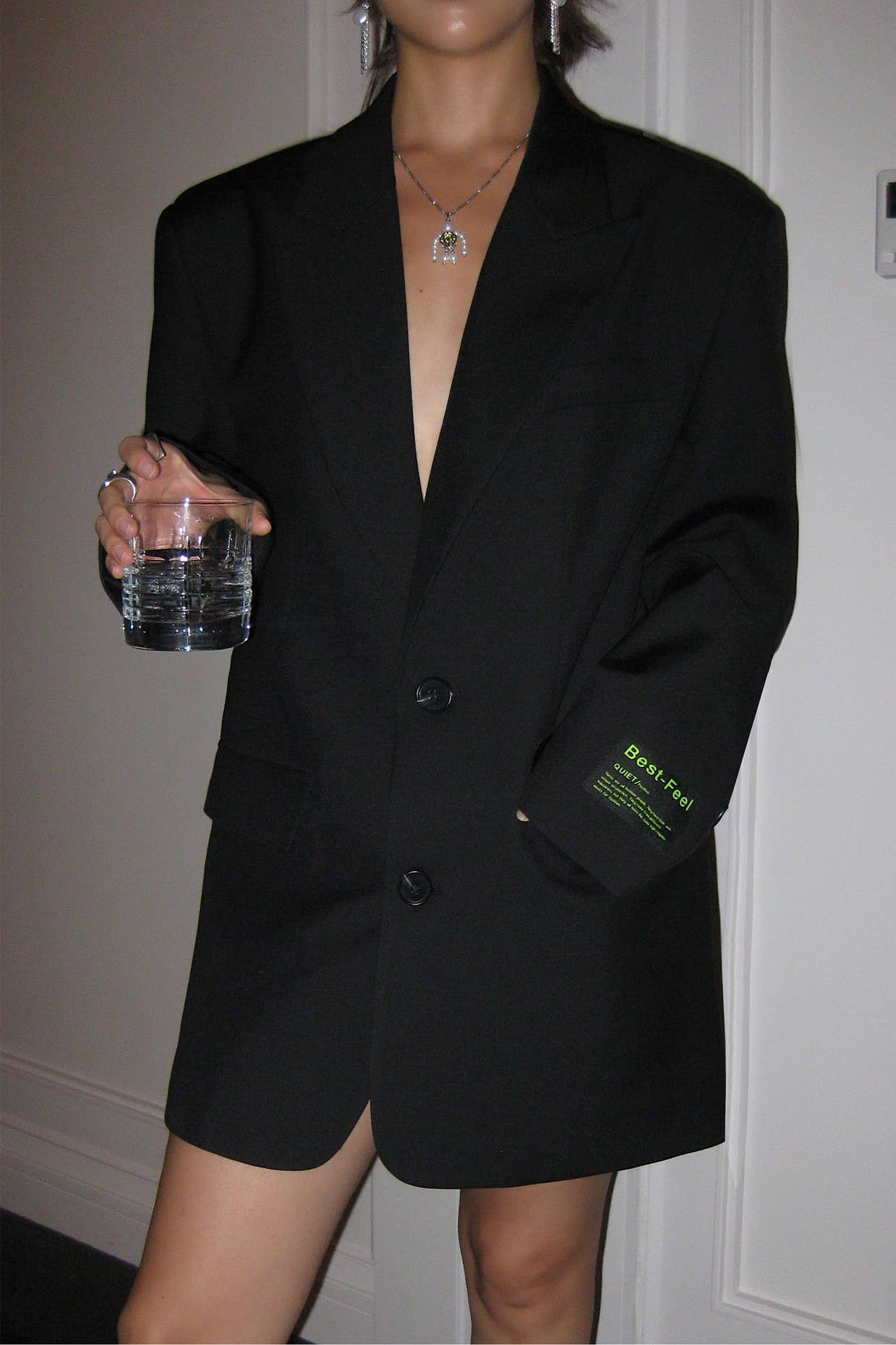 Rosa Clothing - Wholesale Blazer - Women's - BF Sophisticated Lapel Loose Fit Blazer1