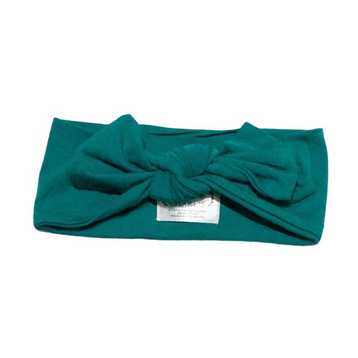 Evergreen Bamboo Baby Headband for wholesale by Will & Charlie Shop