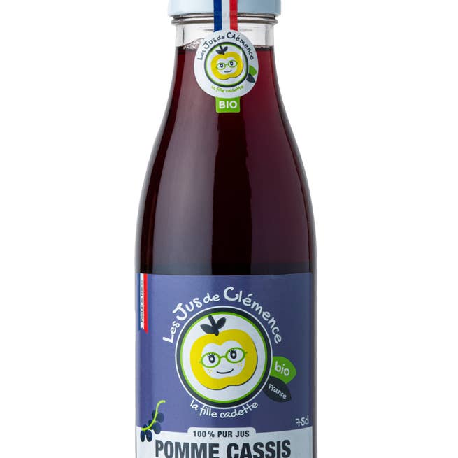 Les Nominatifs - Wholesale Fruit Juice - Pure Organic Blackcurrant Apple Juice - 75 Cl