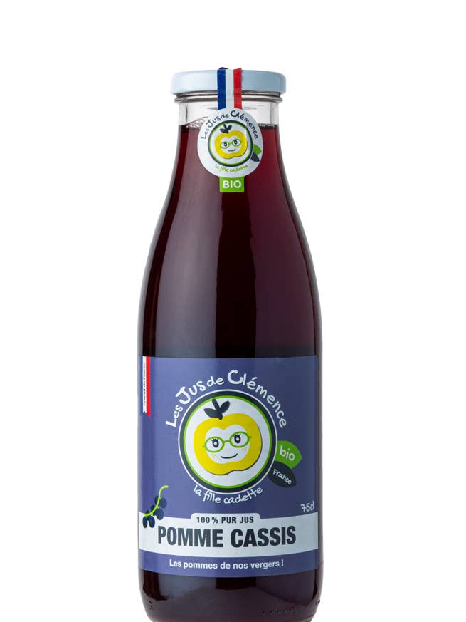 Pure Organic Blackcurrant Apple Juice - 75 Cl for wholesale by Les Nominatifs