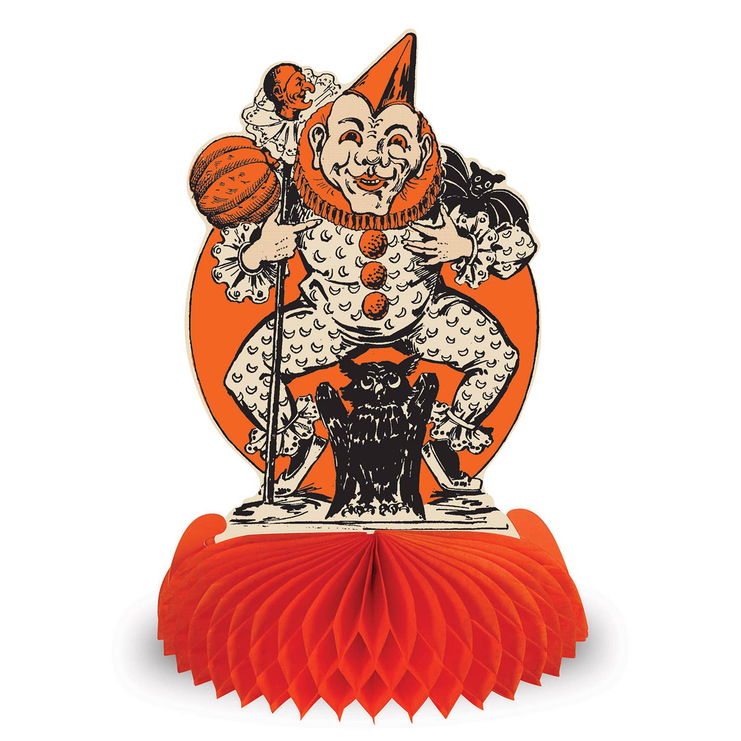Beistle - Wholesale Decal - Party Decorations - Vintage Halloween Centerpieces, 9", Pack of 43
