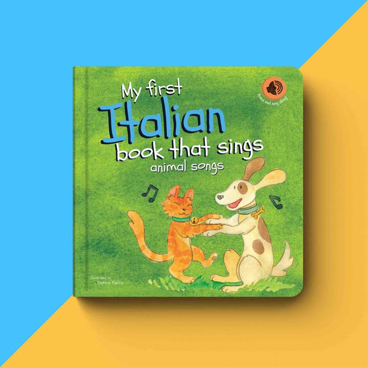Mon premier livre italien qui chante des chansons d'animaux pour la vente par Lufi & Friends