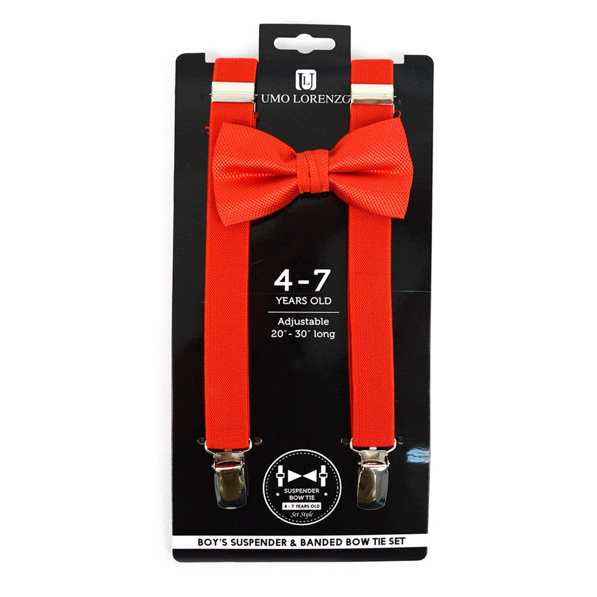 TAPA fashion - Wholesale Suspenders - Kids - Boy's 4-7 Years Old Suspenders & Bow Tie Set BTHSU47- 63086