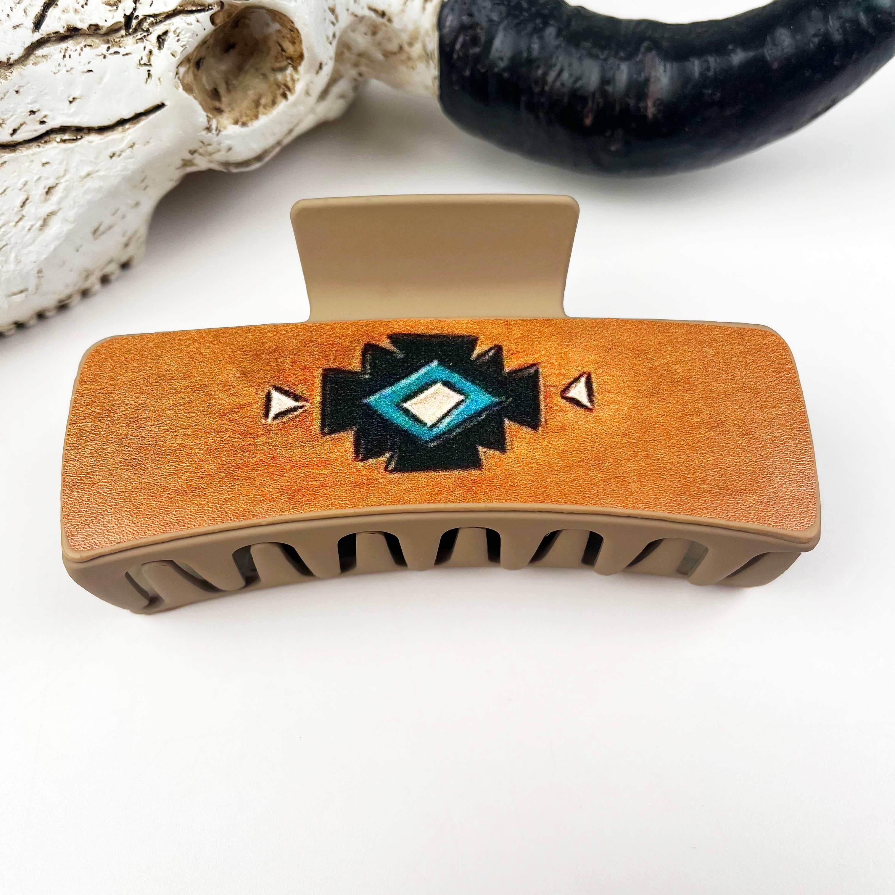 mildstyles - Wholesale Hair Clip - Women's - Western cowboy vintage leather hair claw clip4