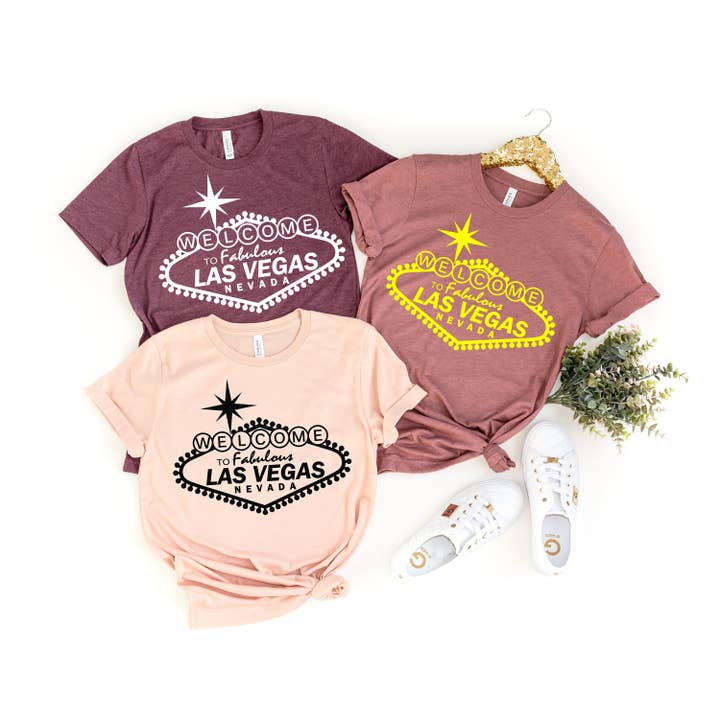 Camiseta Welcome To Fabulous Las Vegas, camiseta Las Vegas, camisa Nevada, vintage Las Vegas, camiseta Girls Vegas Trip, camiseta Vegas, camiseta Las Vegas, por atacado de PrimestoreUS