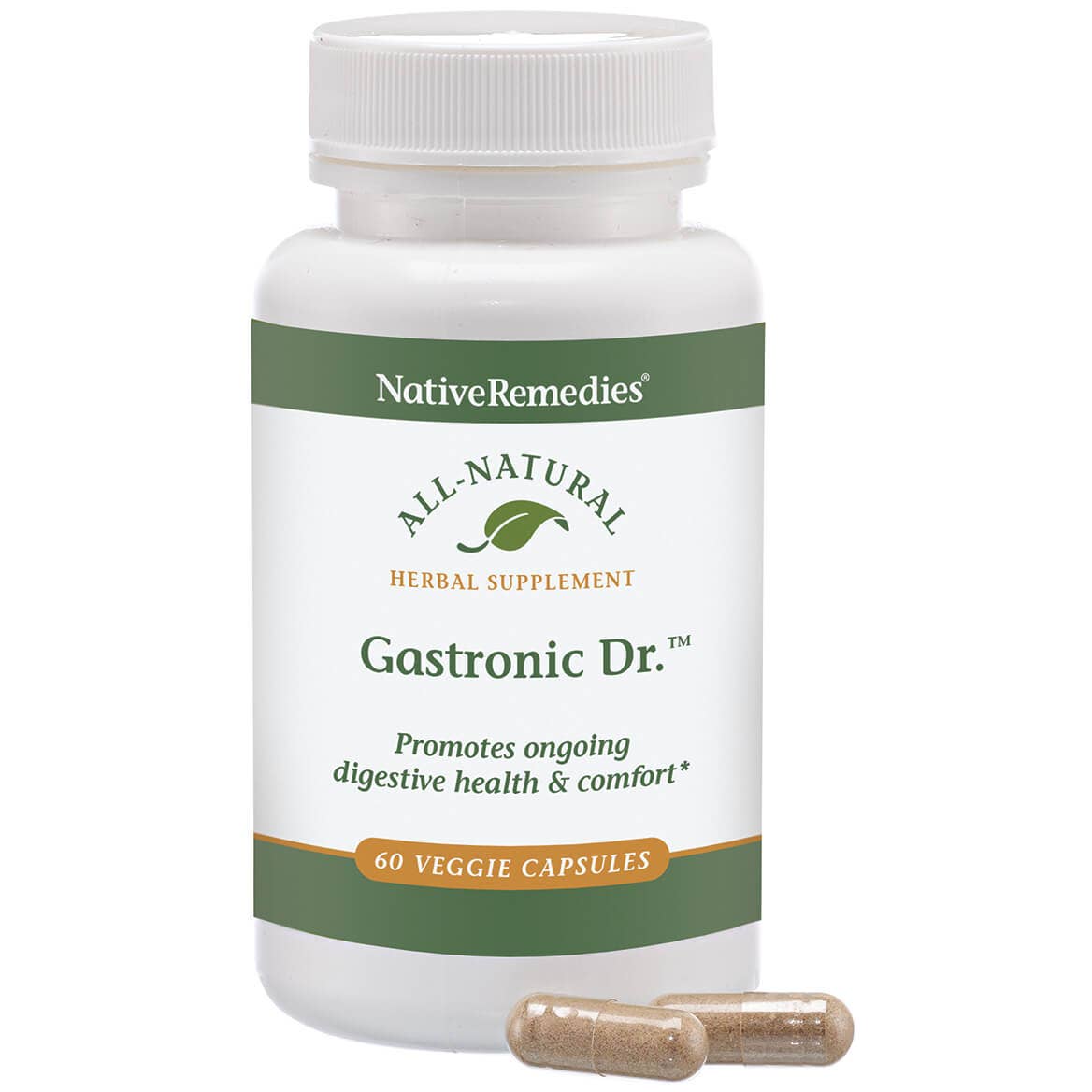 Native Remedies - Wholesale Oral Supplement/Vitamin - NativeRemedies® Gastronic Dr.™ Veggie Cap1
