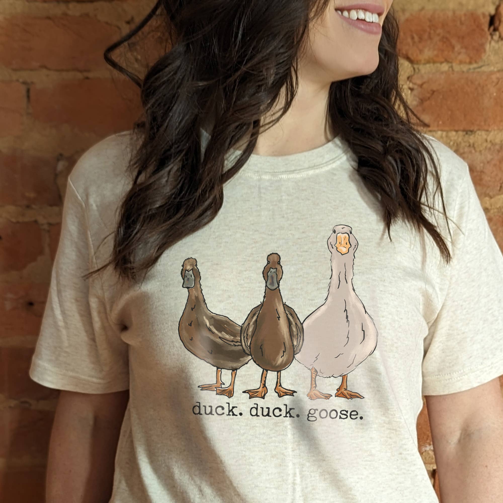 Barefoot Baby - Wholesale Screen Printed T-Shirt - Women's - "Duck Duck Goose" Mommy and me Western Summer Clothing2